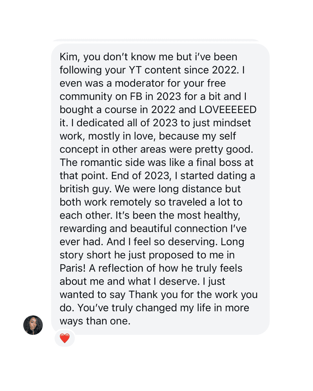 Proposal Testimonial