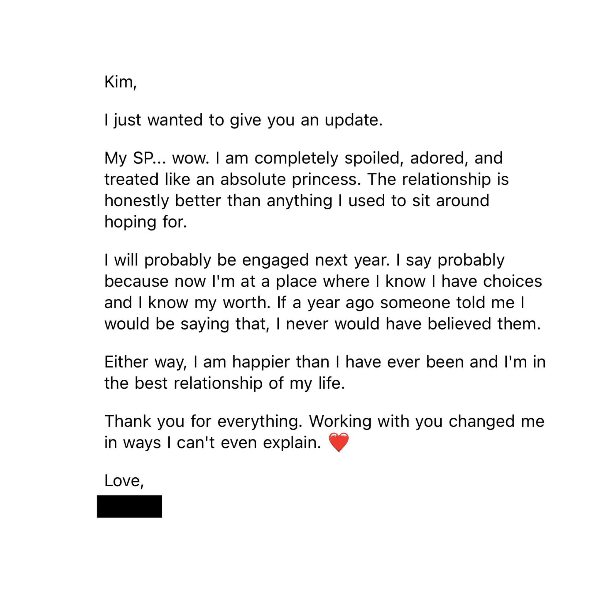 The Standard member testimonial